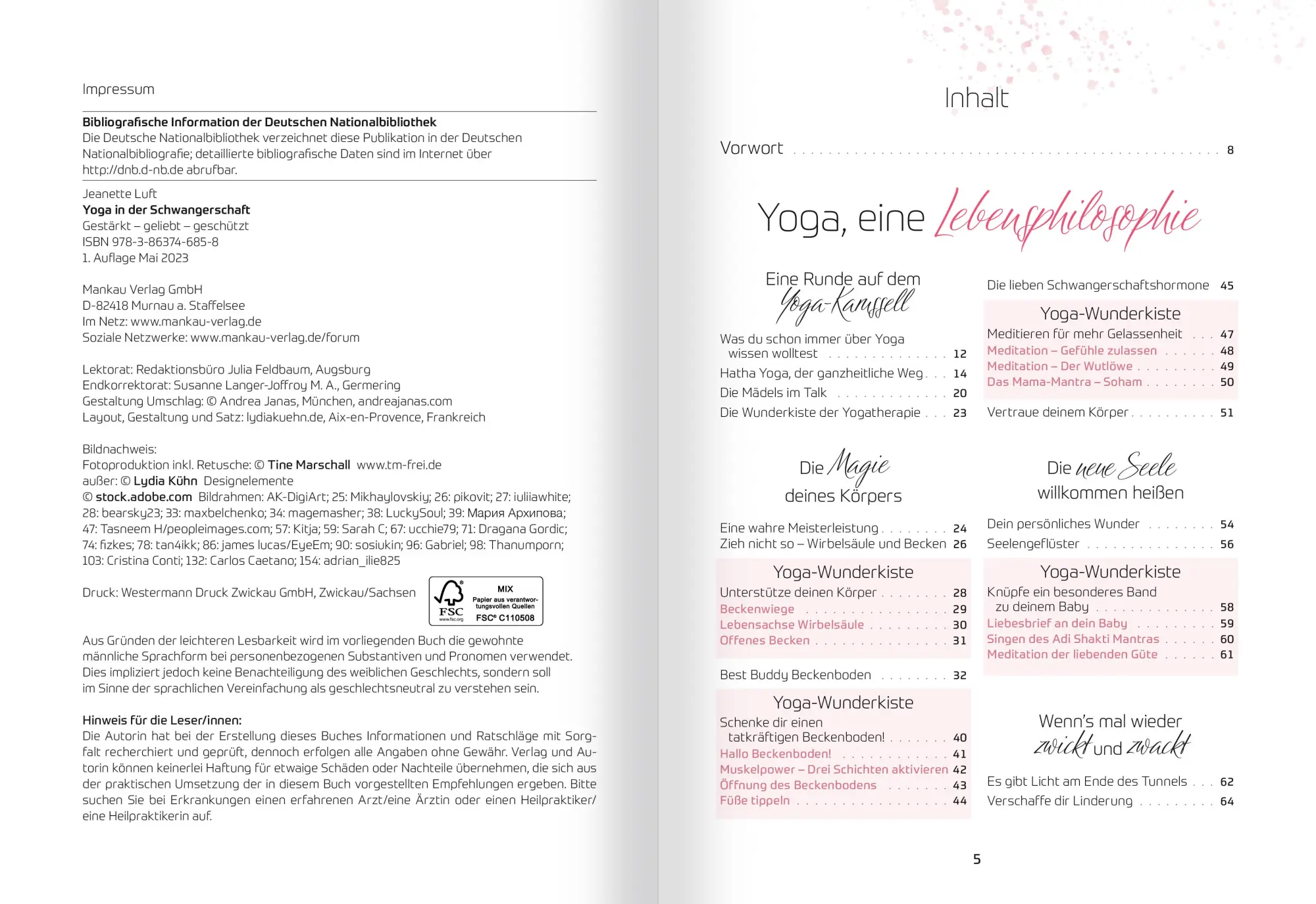 Bild: 9783863746858 | Yoga in der Schwangerschaft. Gestärkt - geliebt - geschützt | Luft