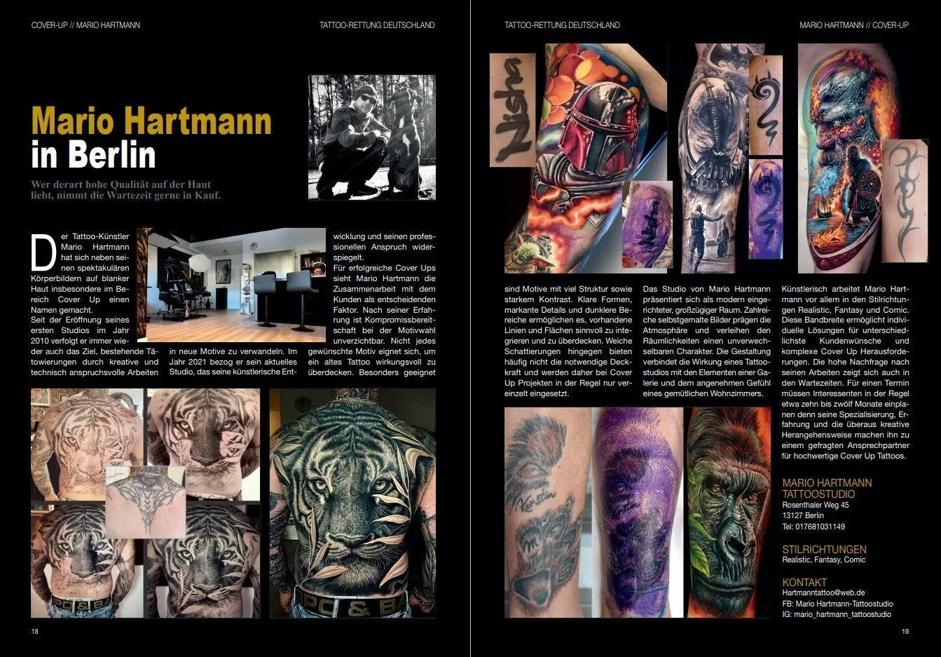 Bild: 9783946386858 | Cover-Up Guide | Tattoo-Rettung Deutschland | Kruhm Verlag | Buch