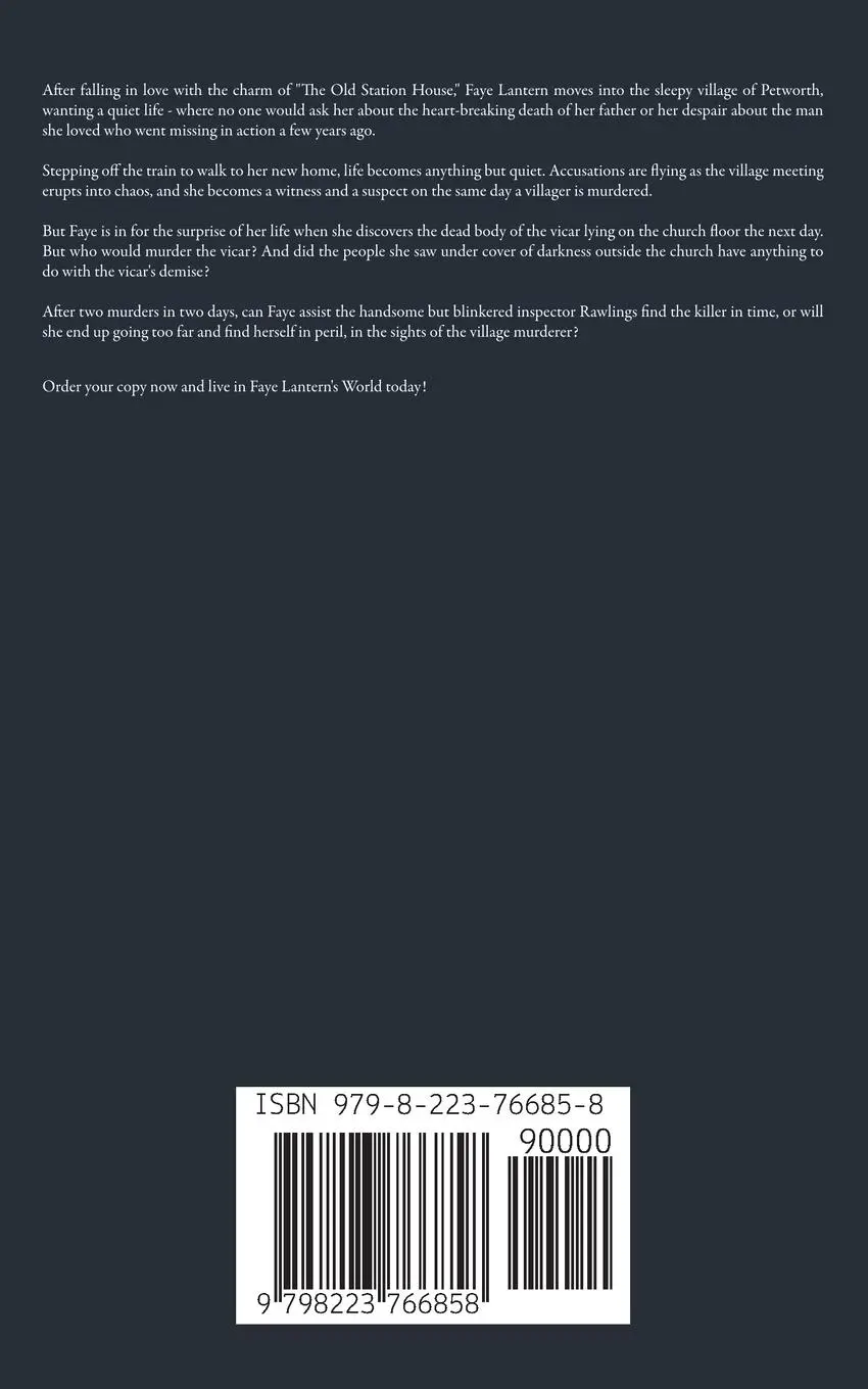 Rückseite: 9798223766858 | Faye Lantern and the Search for the Village murderer | Penny Townsend