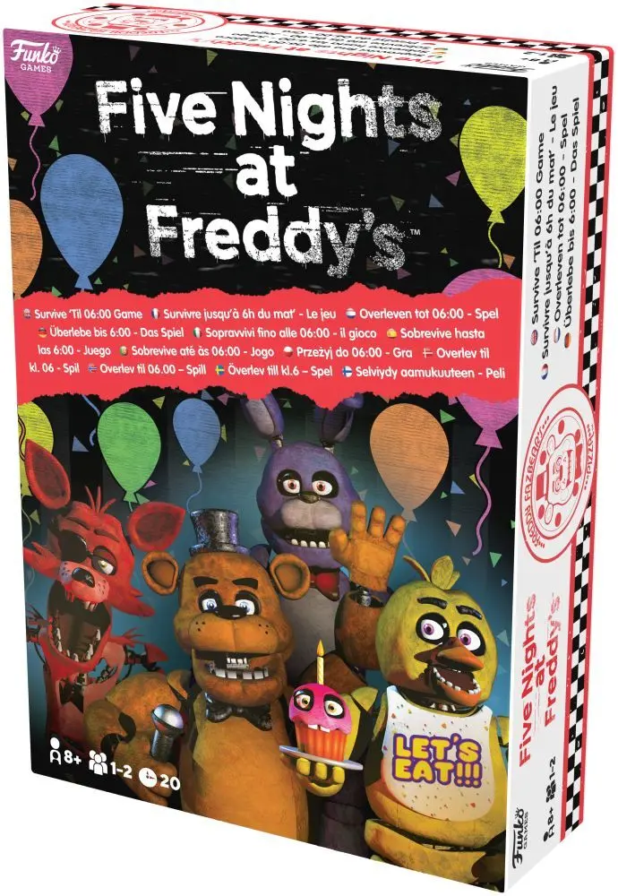 Cover: 8720077326958 | Funko Five Nights at Freddy's - Survive 'til 6AM Game | Spiel | 932695