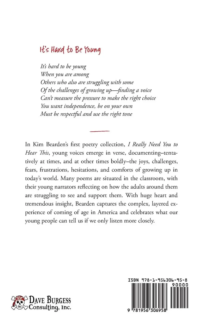 Rückseite: 9781956306958 | I Really Need You to Hear This | Kim Bearden | Taschenbuch | Englisch