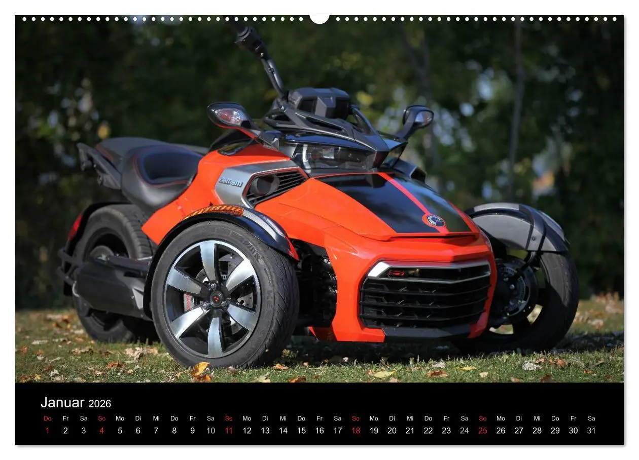 Bild: 9783516096958 | CanAm Spyder F3 (hochwertiger Premium Wandkalender 2026 DIN A2...
