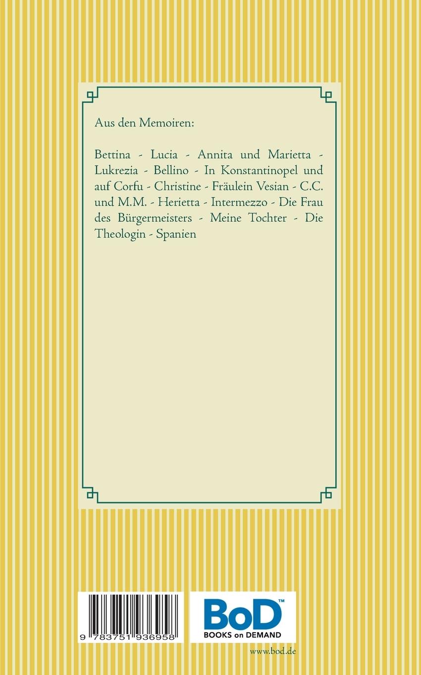 Rückseite: 9783751936958 | Erinnerungen aus galanter Zeit | Band 82 | Giacomo Casanova | Buch