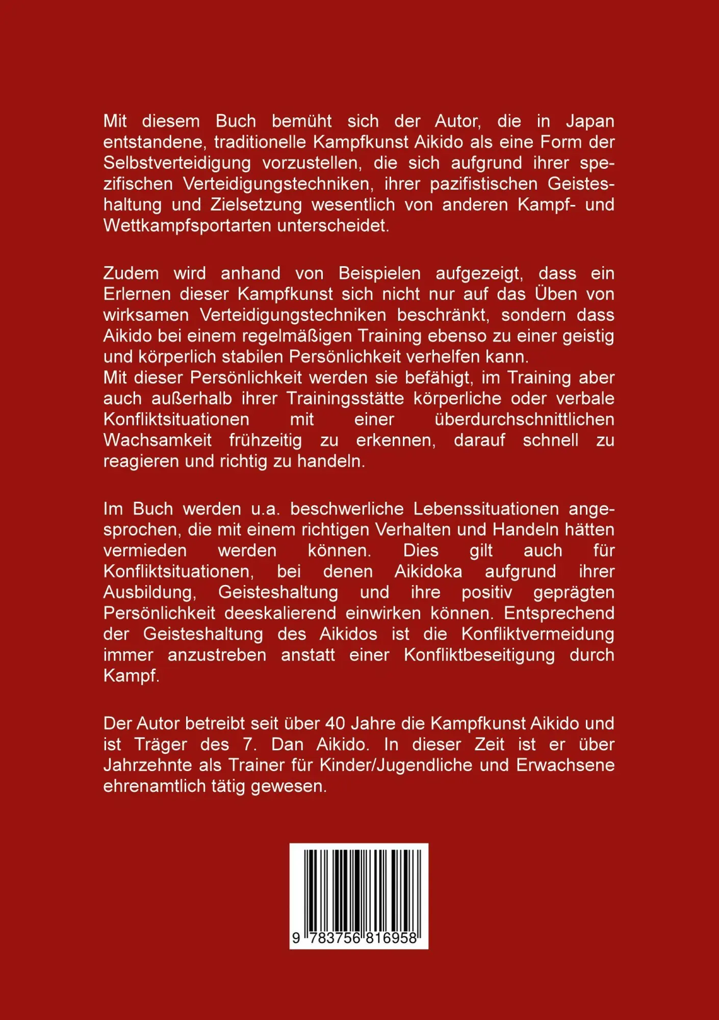 Rückseite: 9783756816958 | Aikido und die Kunst wachsam zu handeln | Wolfgang Schwatke | Buch