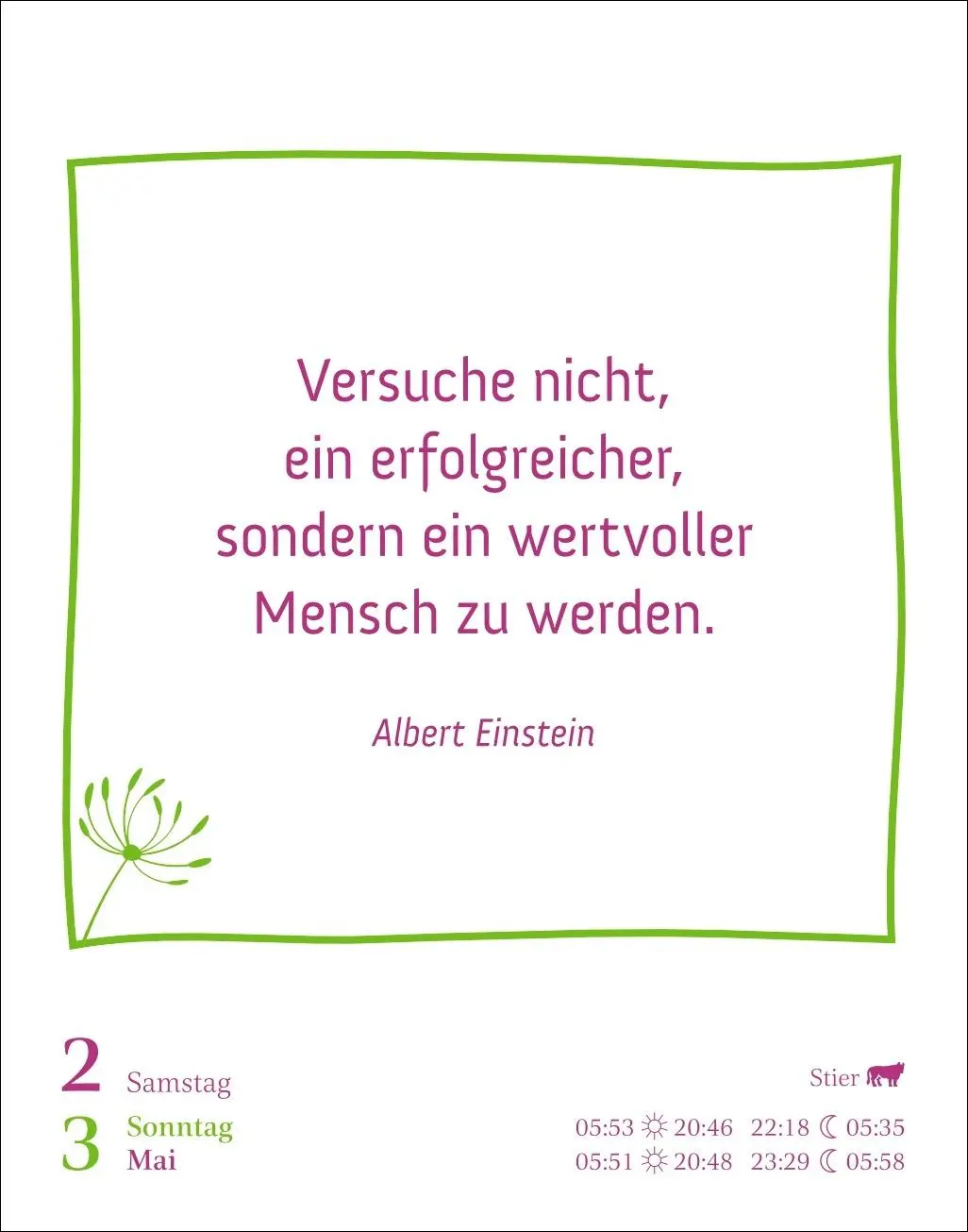 Bild: 9783840036958 | Heute ist dein Tag! Tagesabreißkalender 2026 - 313 positive Zitate...