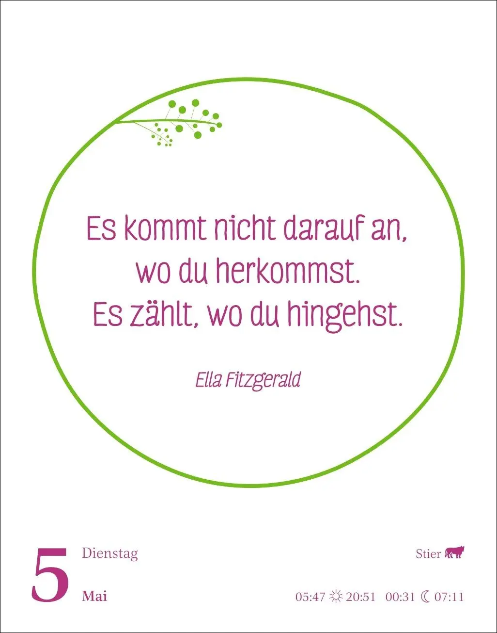 Bild: 9783840036958 | Heute ist dein Tag! Tagesabreißkalender 2026 - 313 positive Zitate...