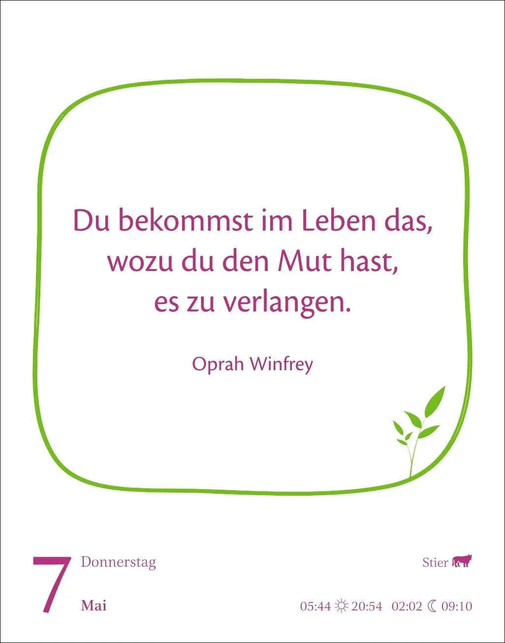 Bild: 9783840036958 | Heute ist dein Tag! Tagesabreißkalender 2026 - 313 positive Zitate...