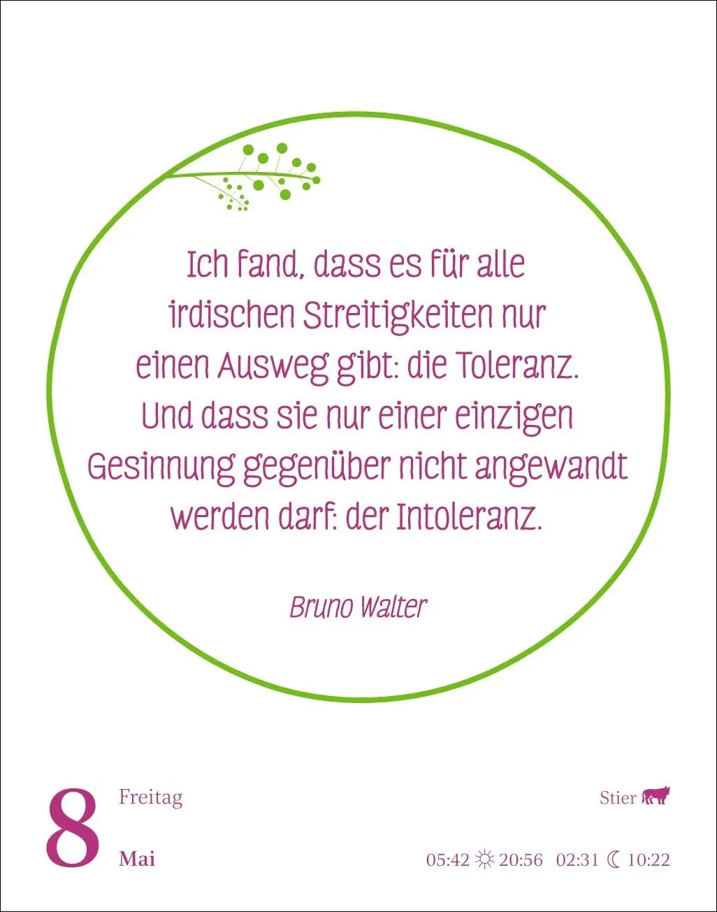 Bild: 9783840036958 | Heute ist dein Tag! Tagesabreißkalender 2026 - 313 positive Zitate...