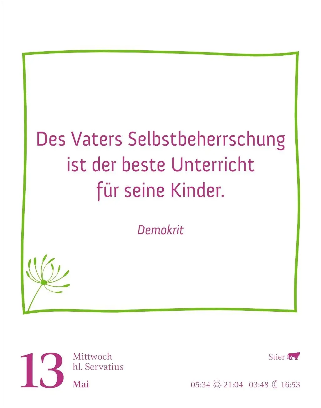 Bild: 9783840036958 | Heute ist dein Tag! Tagesabreißkalender 2026 - 313 positive Zitate...