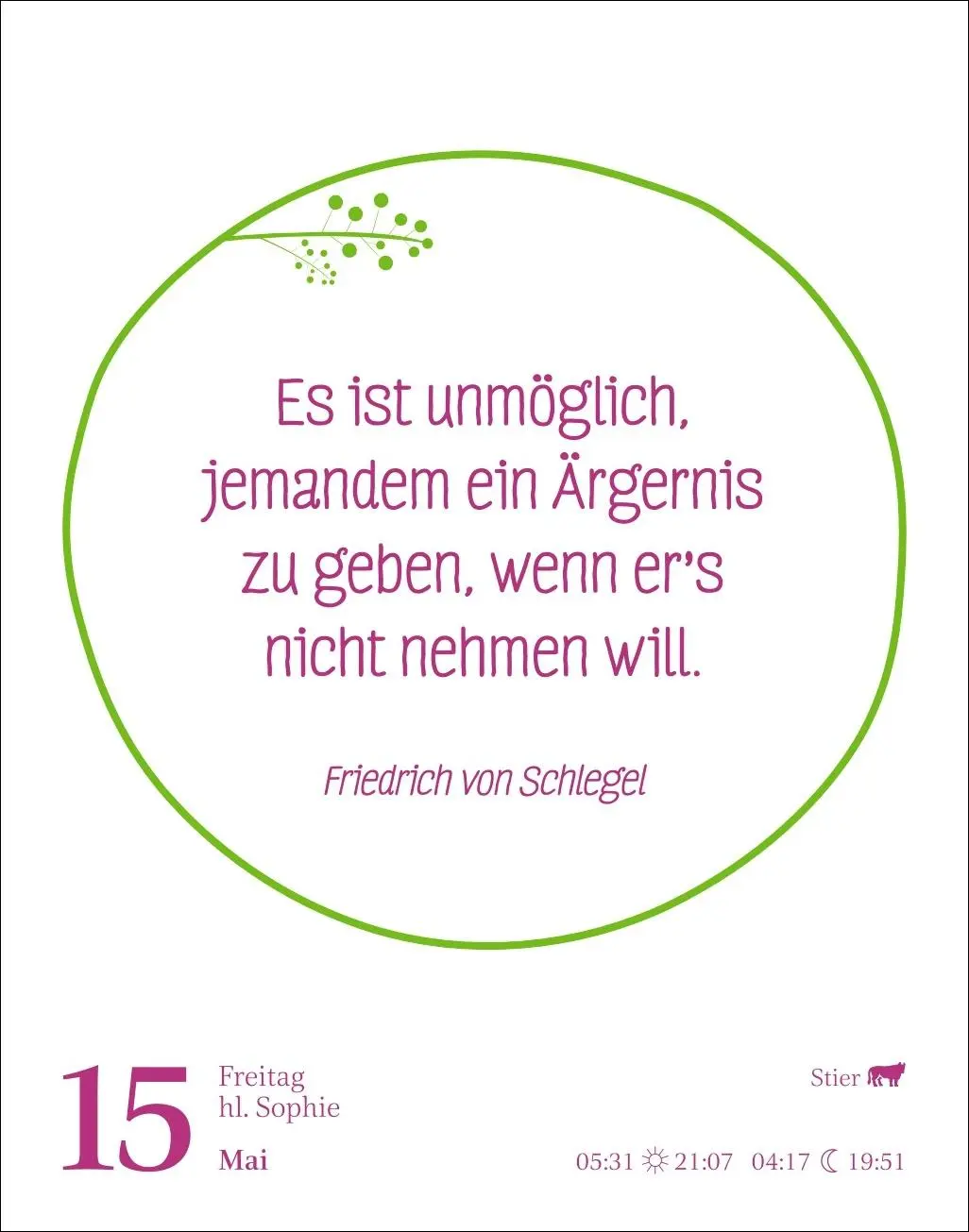 Bild: 9783840036958 | Heute ist dein Tag! Tagesabreißkalender 2026 - 313 positive Zitate...