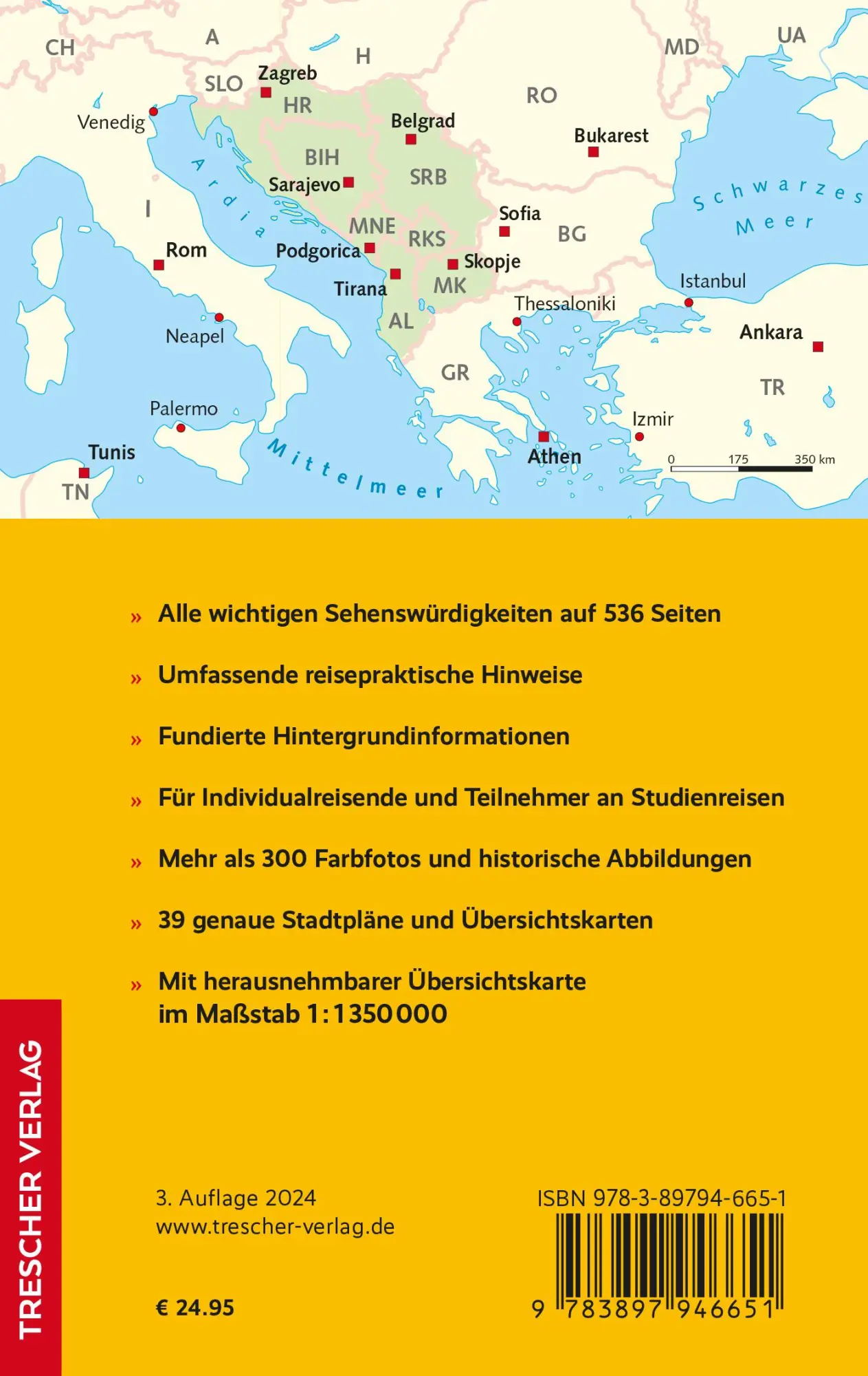 Rückseite: 9783897946958 | TRESCHER Reiseführer Balkan | Matthias Koeffler (u. a.) | Taschenbuch