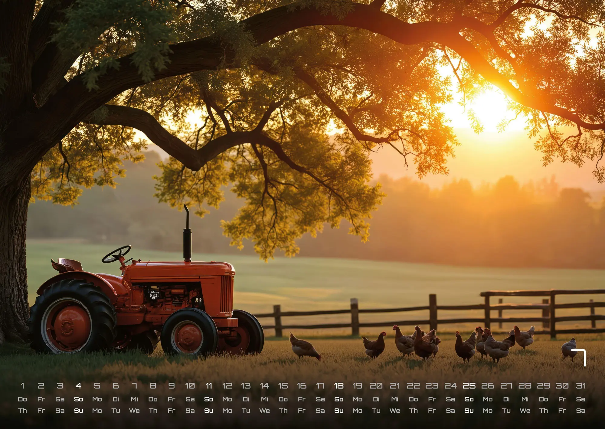 Bild: 9783986736958 | Landmaschinen - Traktor - 2027 - Kalender DIN A2 | GP-Fever. de | 2027