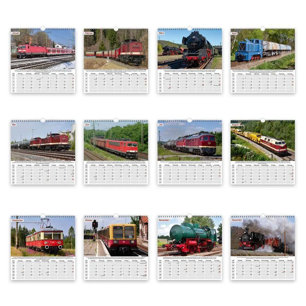 Bild: 9783988026958 | TRÖTSCH - Technikkalender DDR-Eisenbahnen 2027 | KG | Kalender | 24 S.
