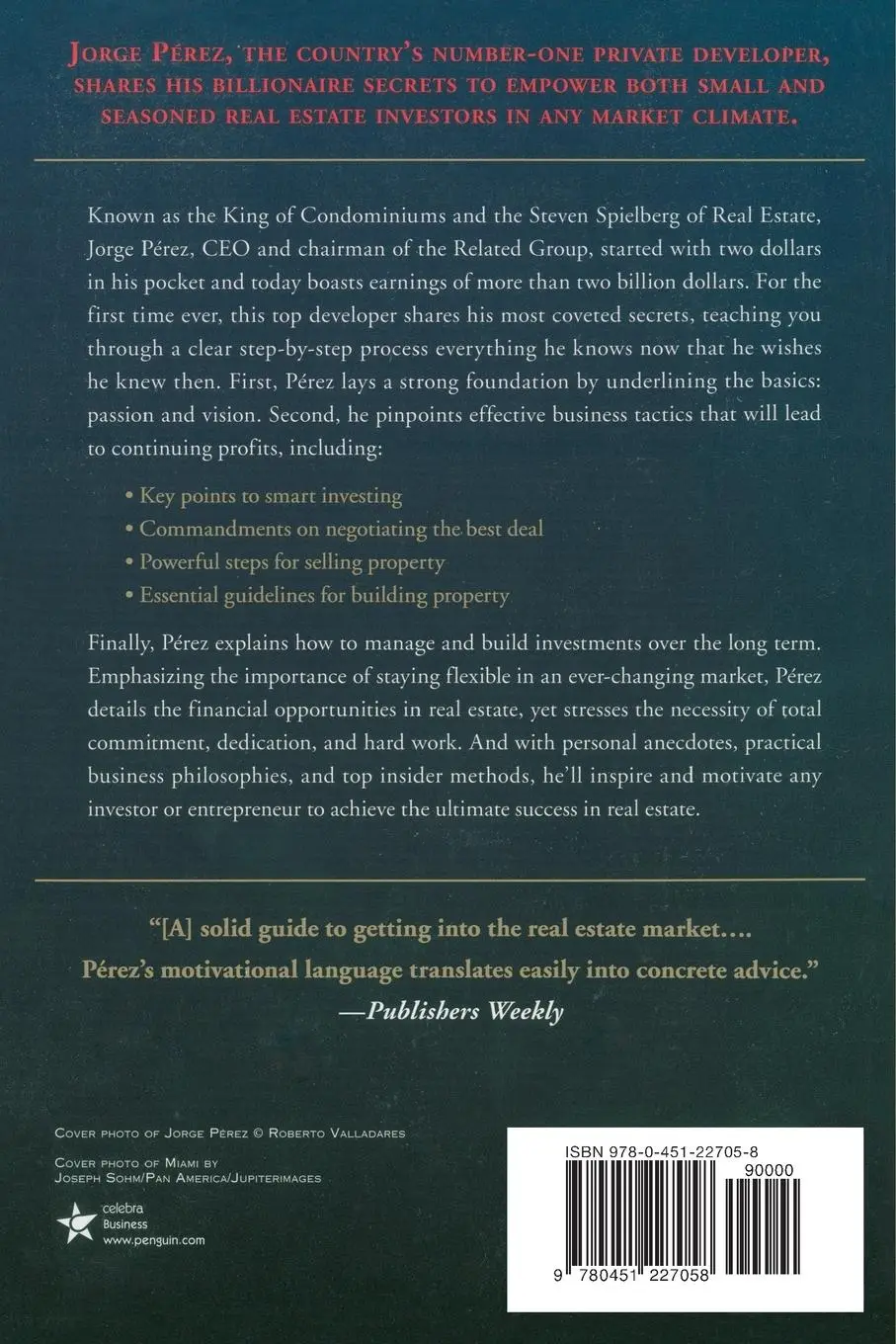 Rückseite: 9780451227058 | Powerhouse Principles | Jorge Perez | Taschenbuch | Englisch | 2009