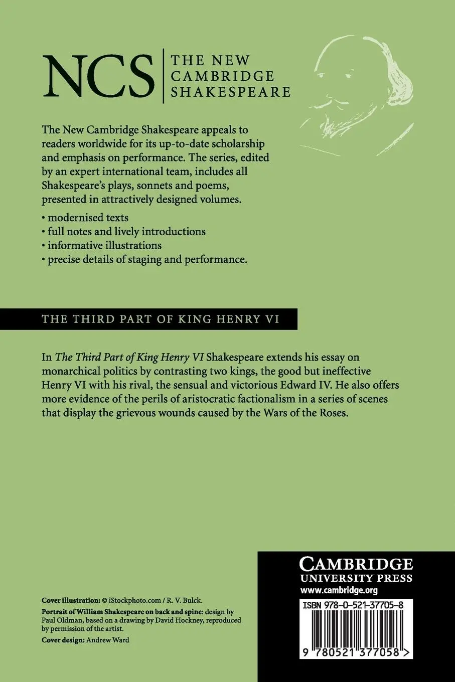 Rückseite: 9780521377058 | NCS | Third Part of King Henry VI | William Shakespeare | Taschenbuch