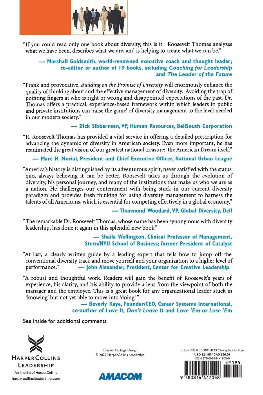 Rückseite: 9780814417058 | Building on the Promise of Diversity | R. Thomas | Taschenbuch | 2010