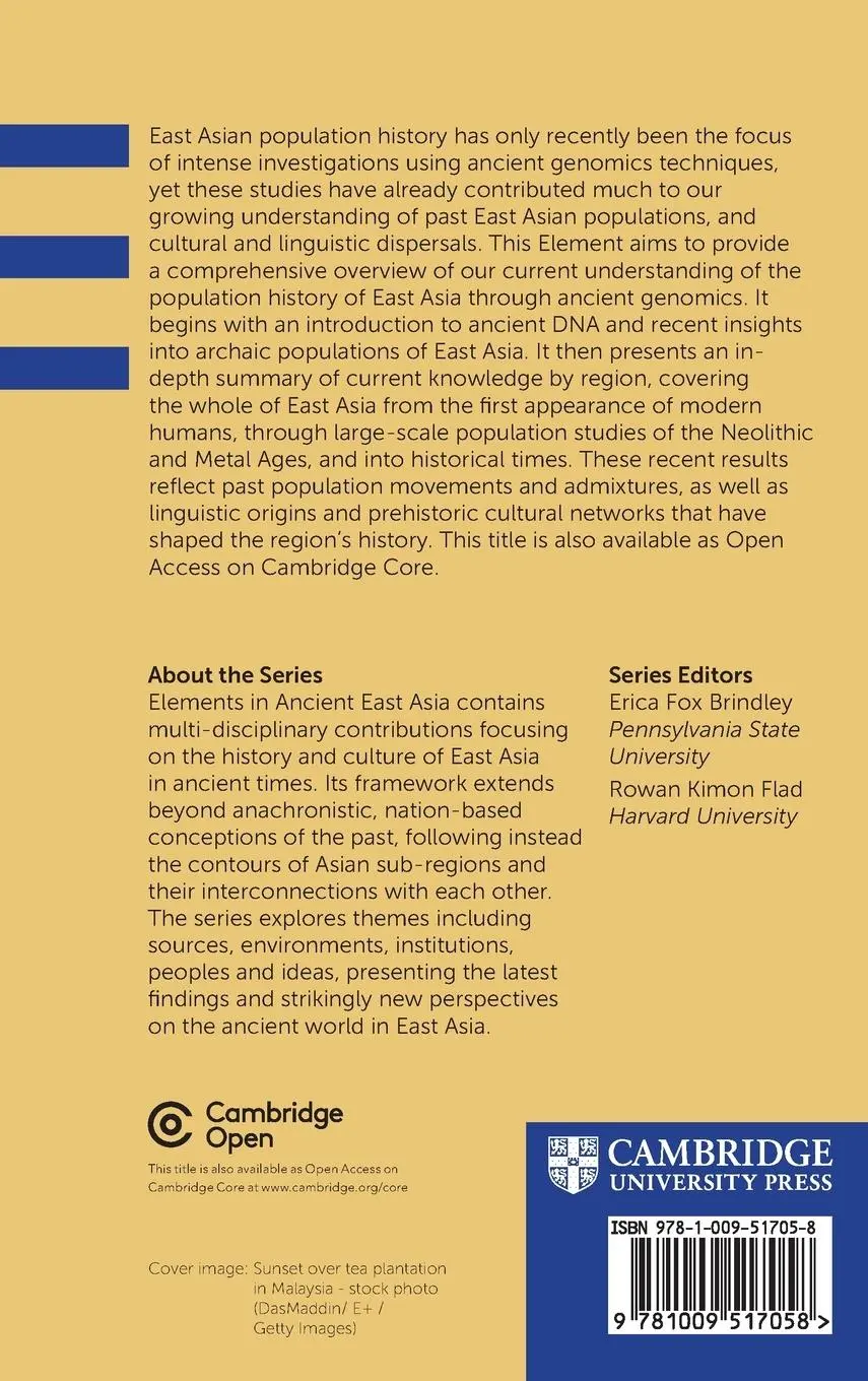 Rückseite: 9781009517058 | Reconstructing the Human Population History of East Asia through...
