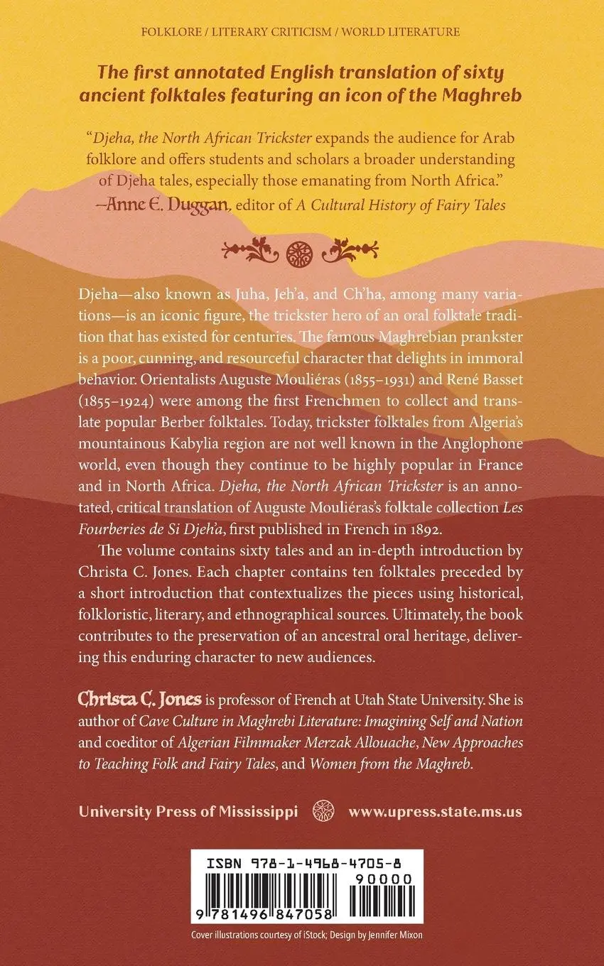 Rückseite: 9781496847058 | Djeha, the North African Trickster | Christa C Jones | Taschenbuch