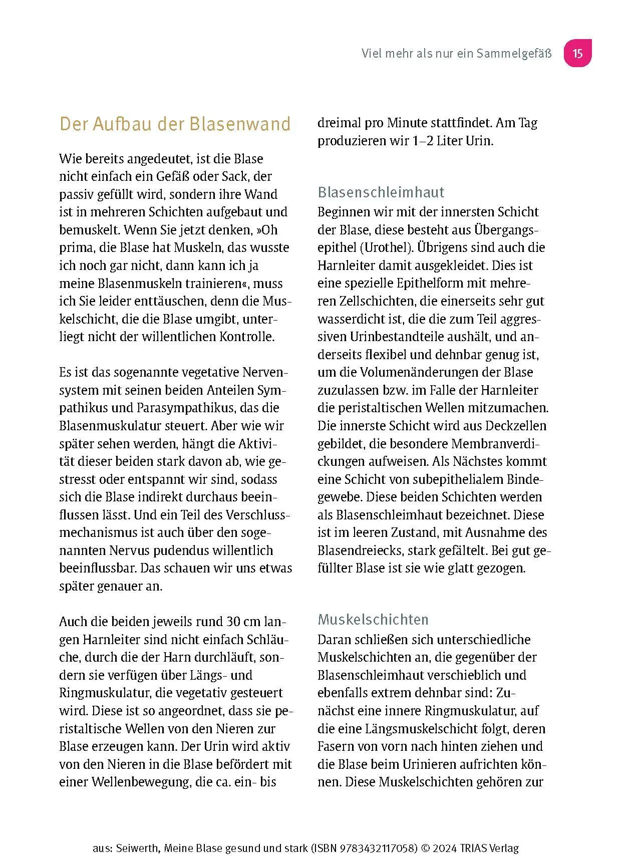 Bild: 9783432117058 | Meine Blase gesund und stark | Isabell Seiwerth | Taschenbuch | 144 S.