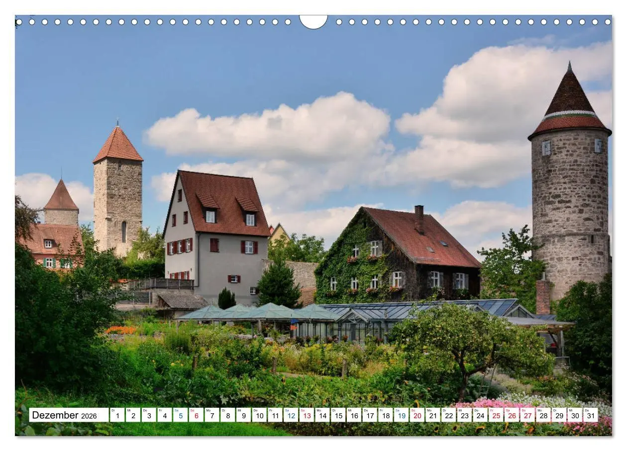 Bild: 9783457897058 | Dinkelsbühl - Ansichtssache (Wandkalender 2026 DIN A3 quer),...