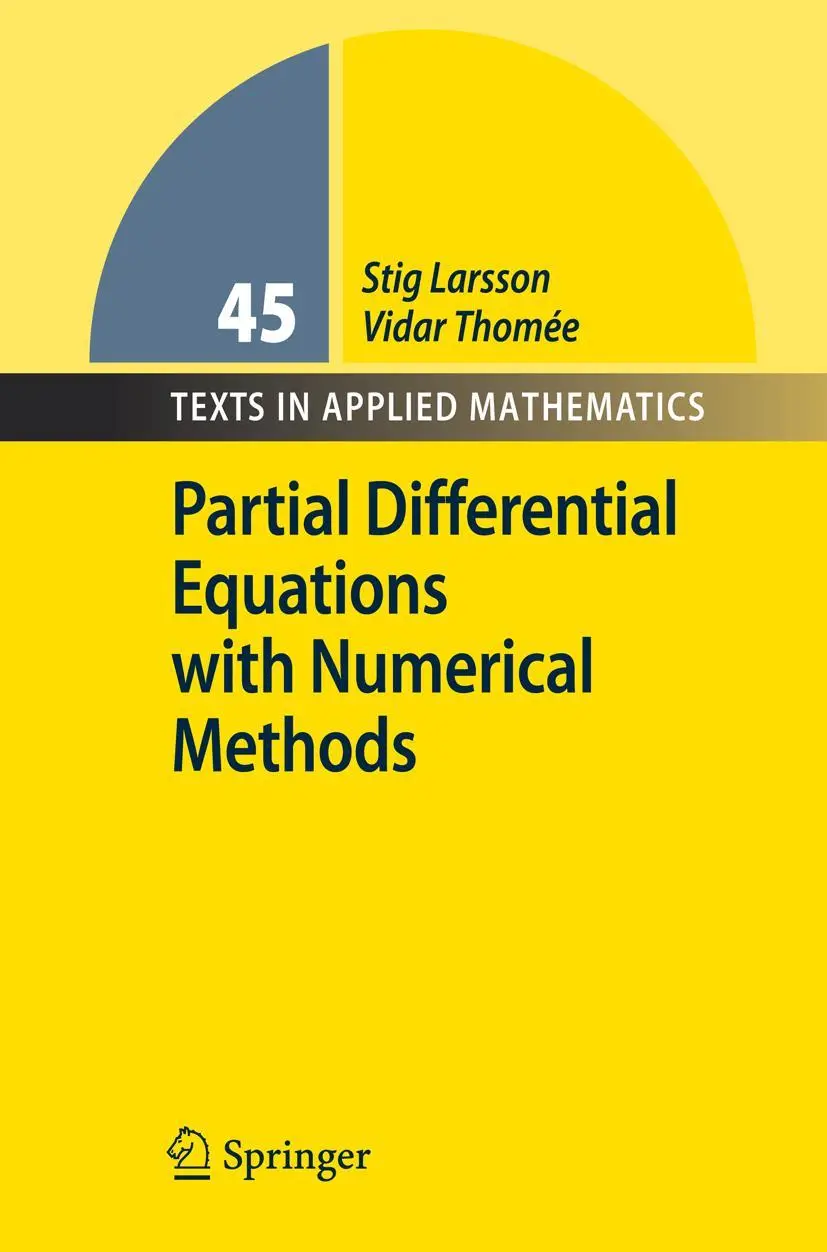 Cover: 9783540887058 | Partial Differential Equations with Numerical Methods | Taschenbuch
