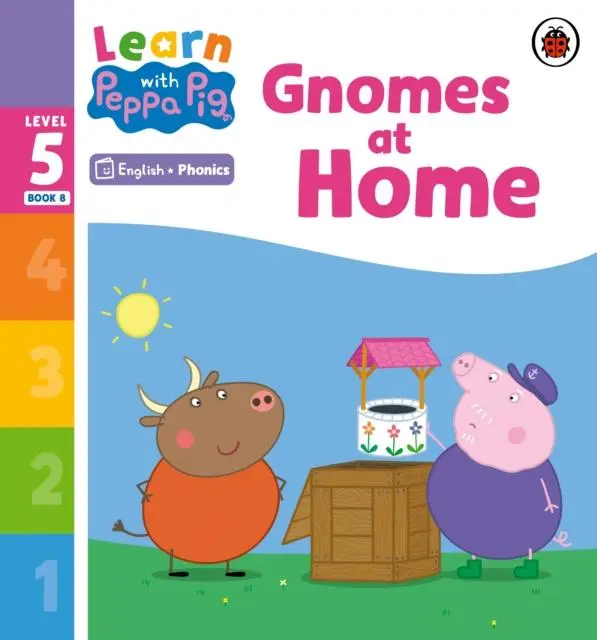 Cover: 9780241577158 | Learn with Peppa Phonics Level 5 Book 8 - Gnomes at Home (Phonics...