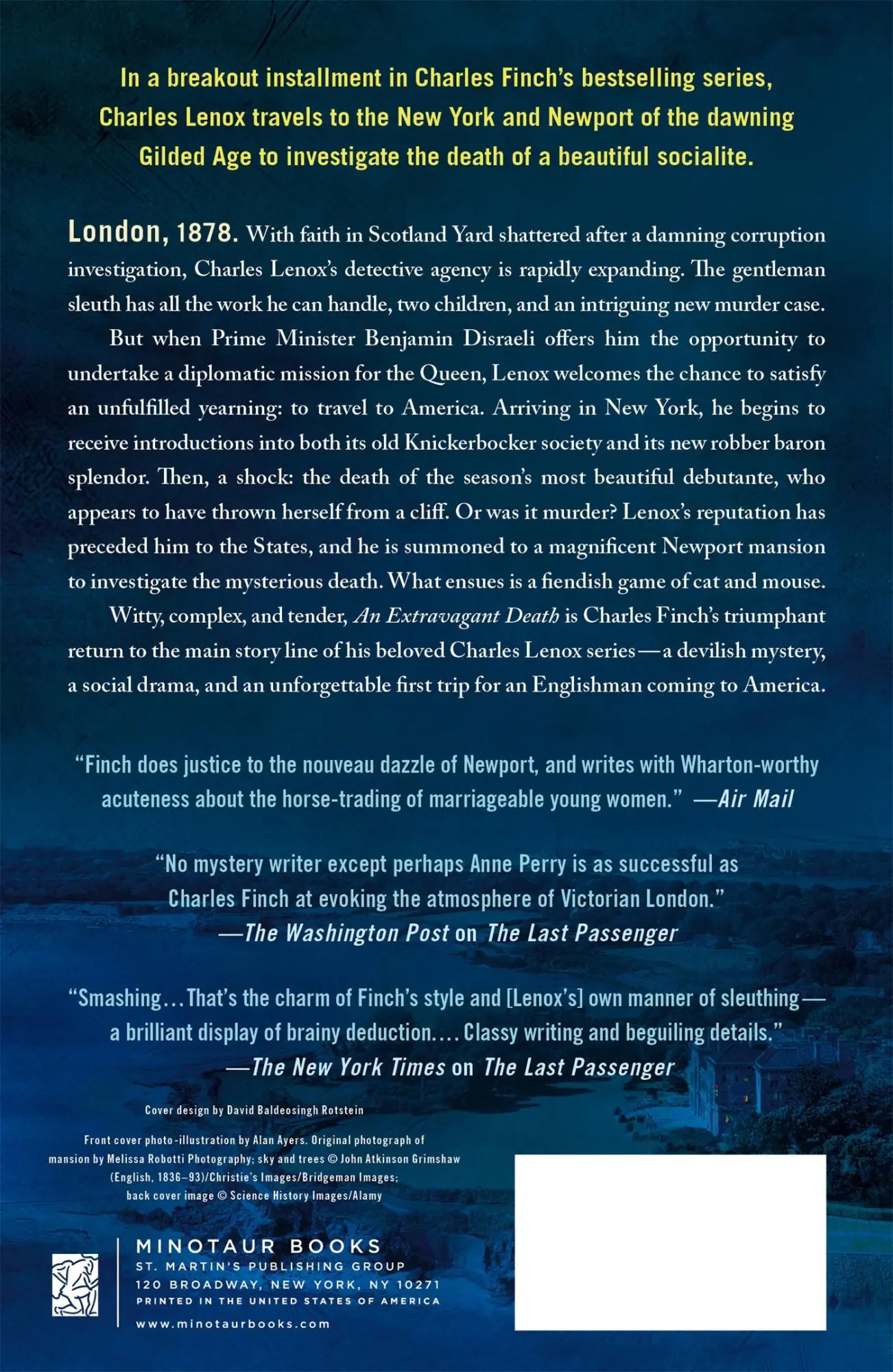 Rückseite: 9781250767158 | Extravagant Death | Charles Finch | Taschenbuch | Englisch | 2022