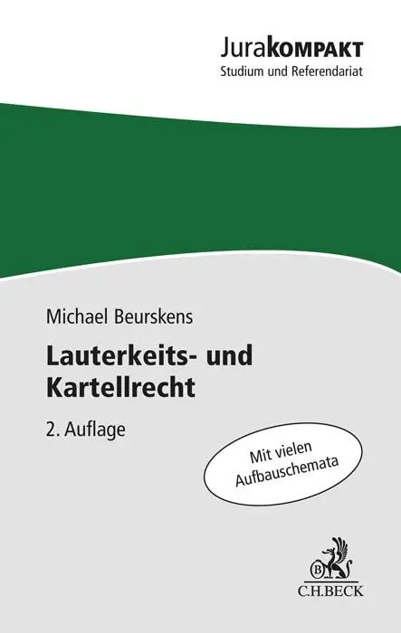 Cover: 9783406777158 | Lauterkeits- und Kartellrecht | Mit vielen Aufbauschemata | Beurskens