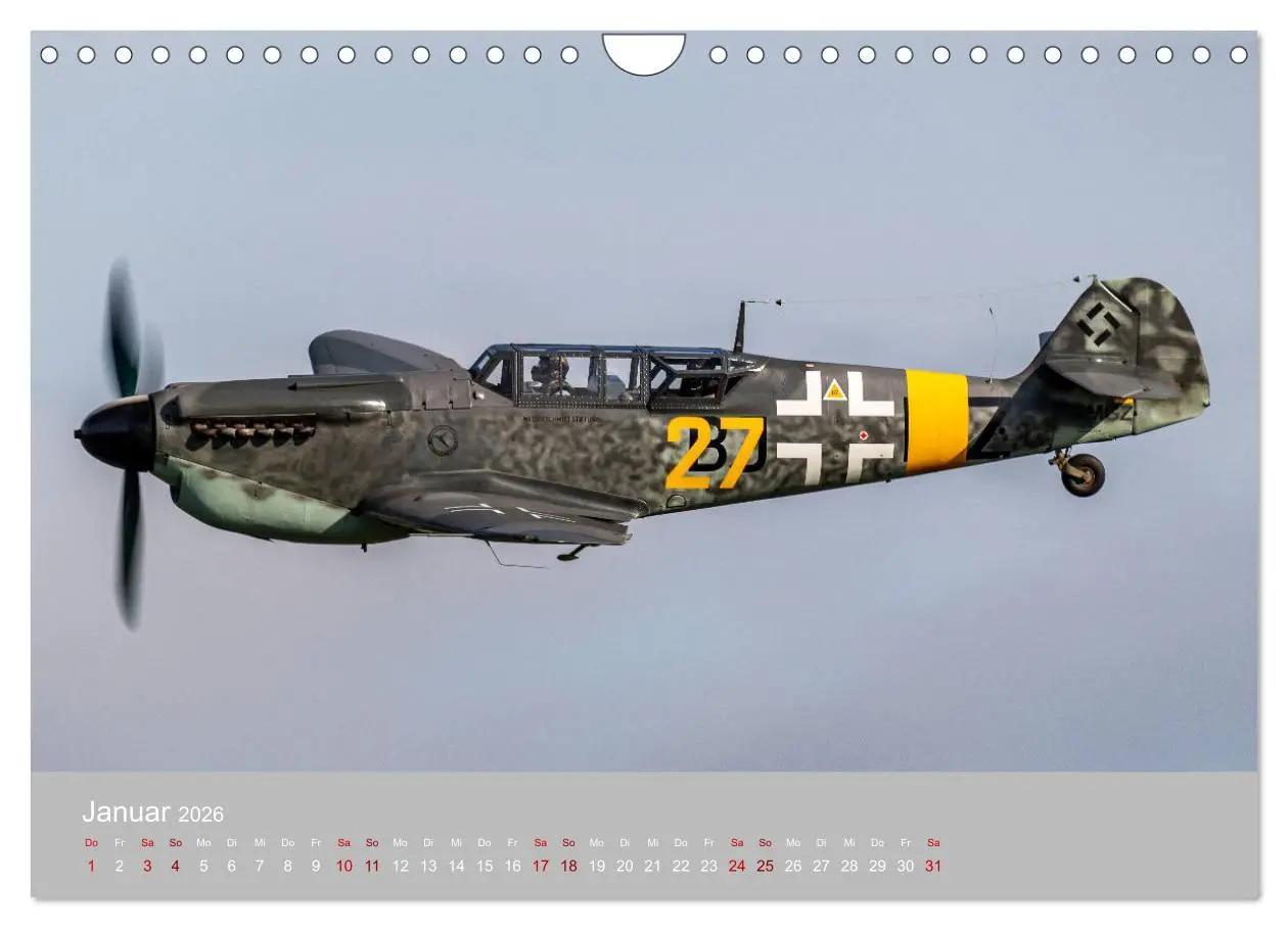 Bild: 9783457717158 | Fliegende Legenden - Warbirds (Wandkalender 2026 DIN A4 quer),...