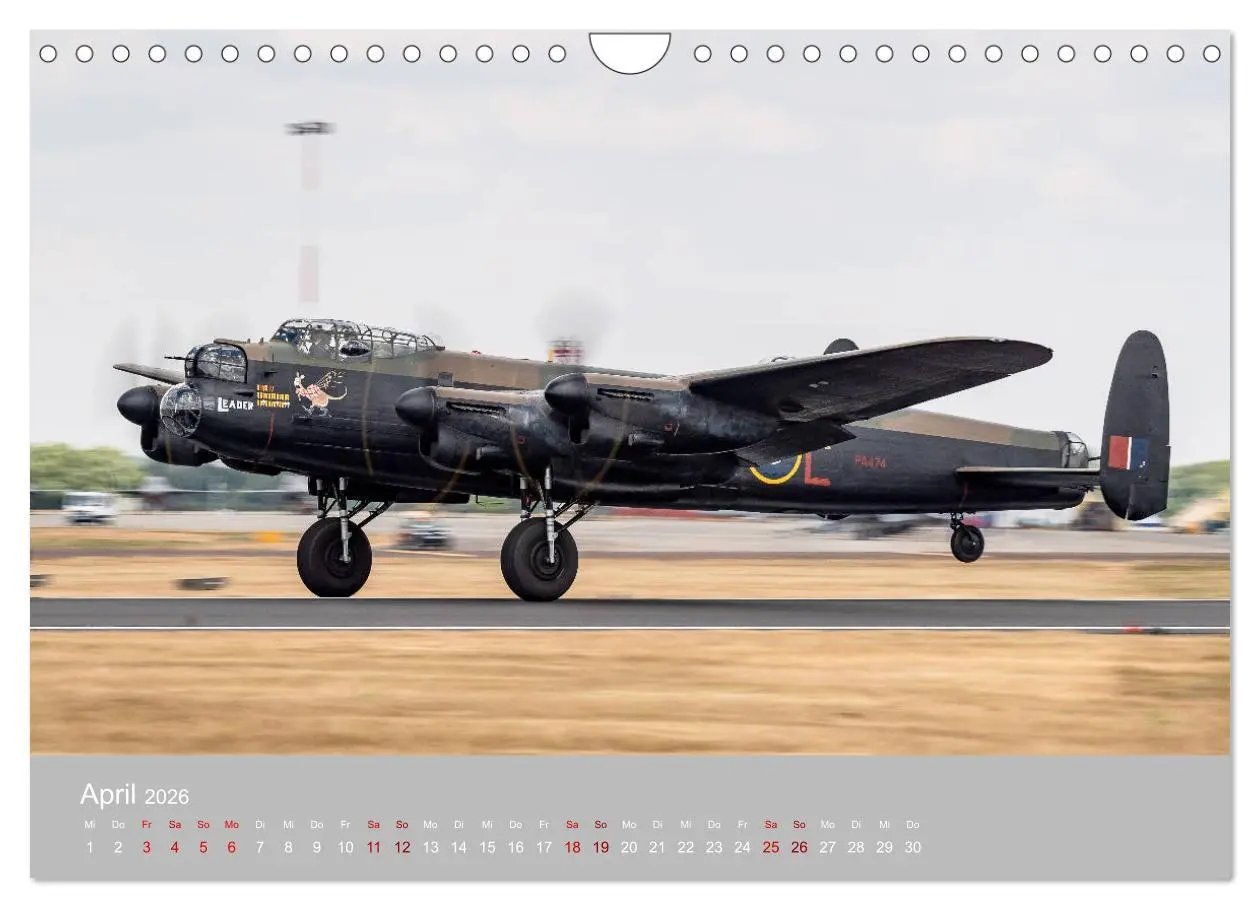 Bild: 9783457717158 | Fliegende Legenden - Warbirds (Wandkalender 2026 DIN A4 quer),...