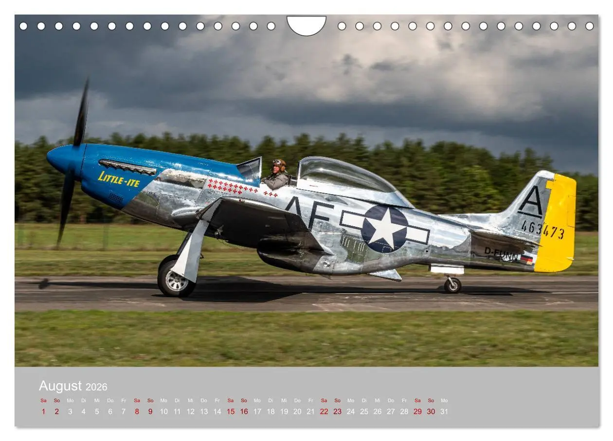 Bild: 9783457717158 | Fliegende Legenden - Warbirds (Wandkalender 2026 DIN A4 quer),...
