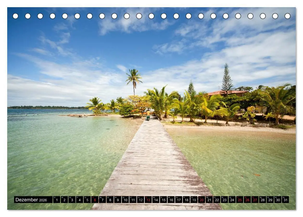 Bild: 9783457957158 | Trauminseln (Tischkalender 2026 DIN A5 quer), CALVENDO Monatskalender