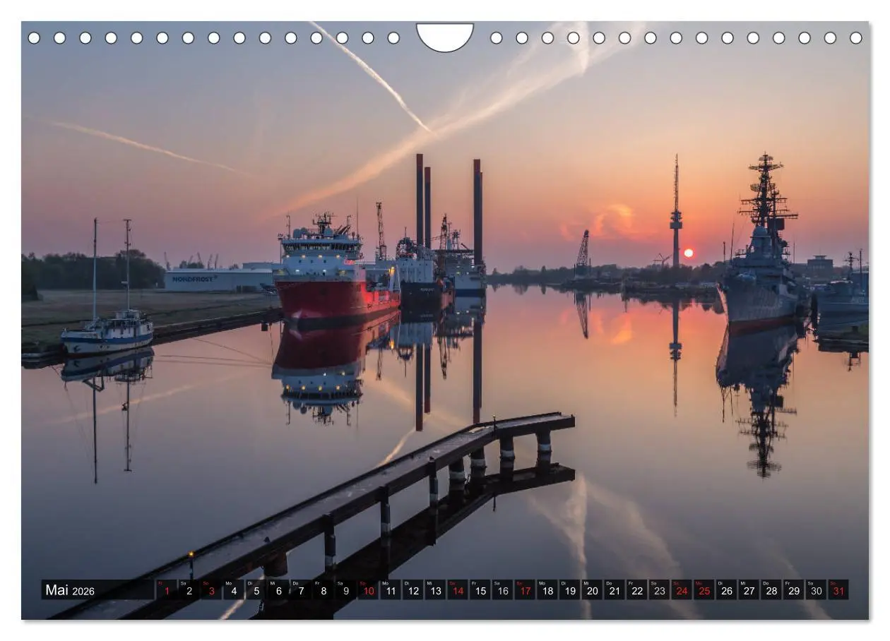Bild: 9783516117158 | Wilhelmshaven maritim (Wandkalender 2026 DIN A4 quer), CALVENDO...