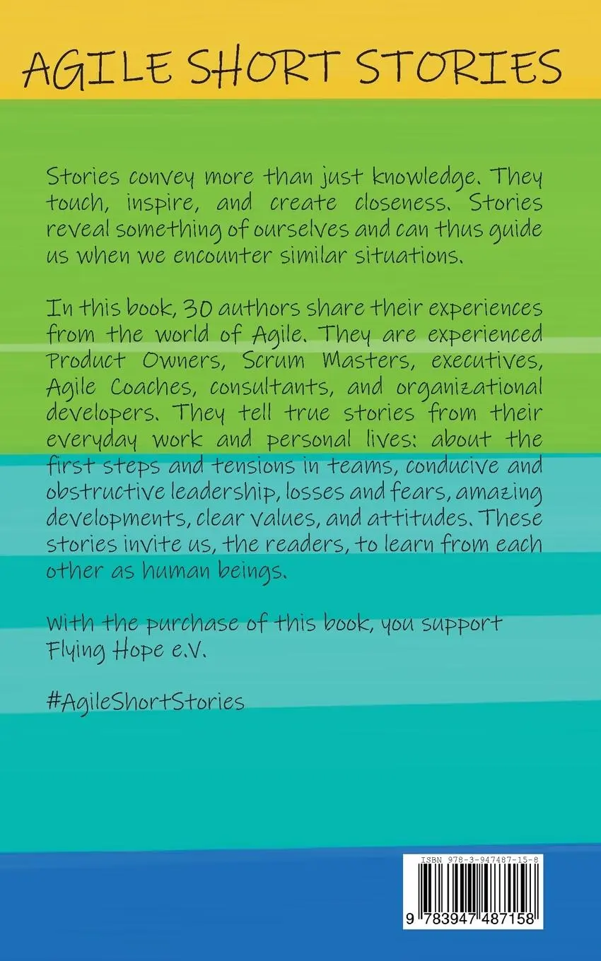 Rückseite: 9783947487158 | Agile Short Stories | 34 Stories about Becoming and Staying Agile