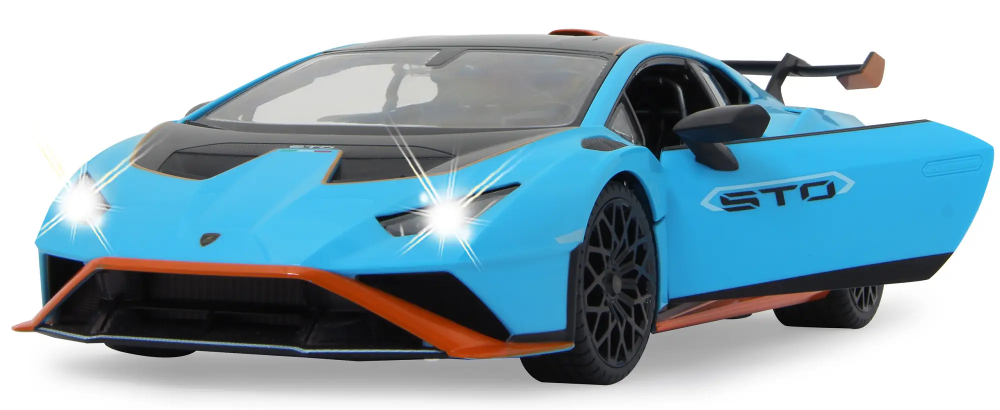 Bild: 4042774467258 | Lamborghini Huracán STO 1:14 blau 2,4GHz Tür manuell | 402100 | 2025