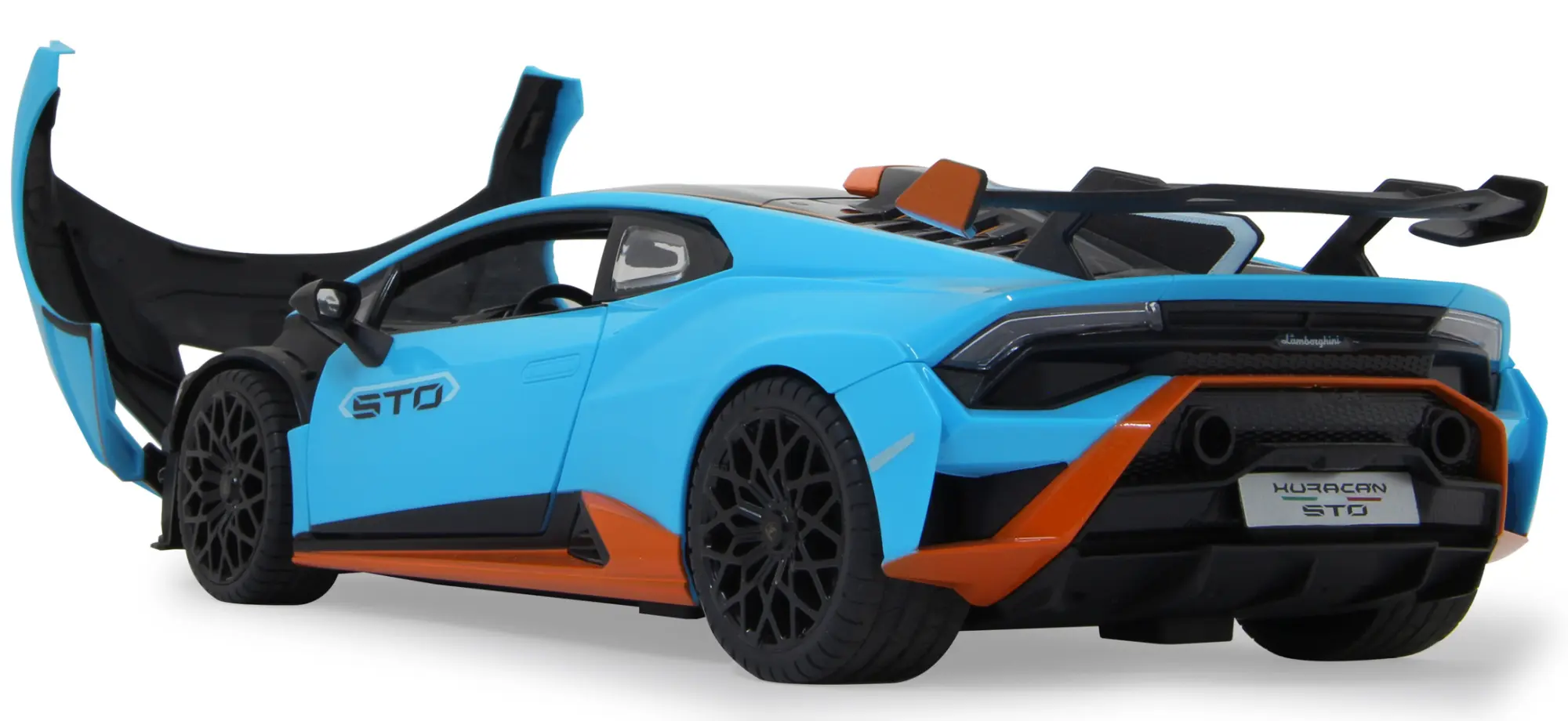 Bild: 4042774467258 | Lamborghini Huracán STO 1:14 blau 2,4GHz Tür manuell | 402100 | 2025