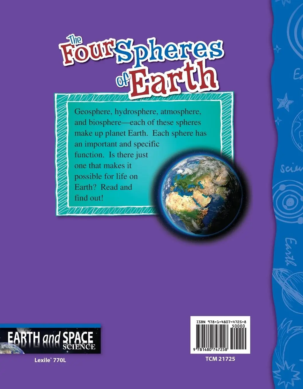 Rückseite: 9781480747258 | The Four Spheres of Earth | Paul Larson | Taschenbuch | Englisch