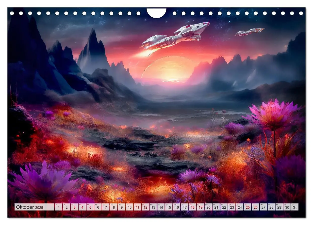Bild: 9783383837258 | Extraterrestrisch - Auf fremden Planeten (Wandkalender 2025 DIN A4...