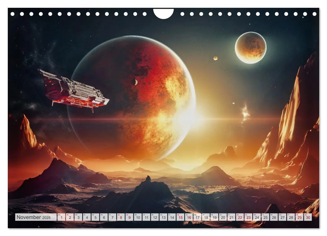 Bild: 9783383837258 | Extraterrestrisch - Auf fremden Planeten (Wandkalender 2025 DIN A4...