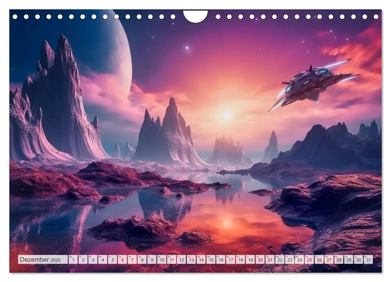 Bild: 9783383837258 | Extraterrestrisch - Auf fremden Planeten (Wandkalender 2025 DIN A4...