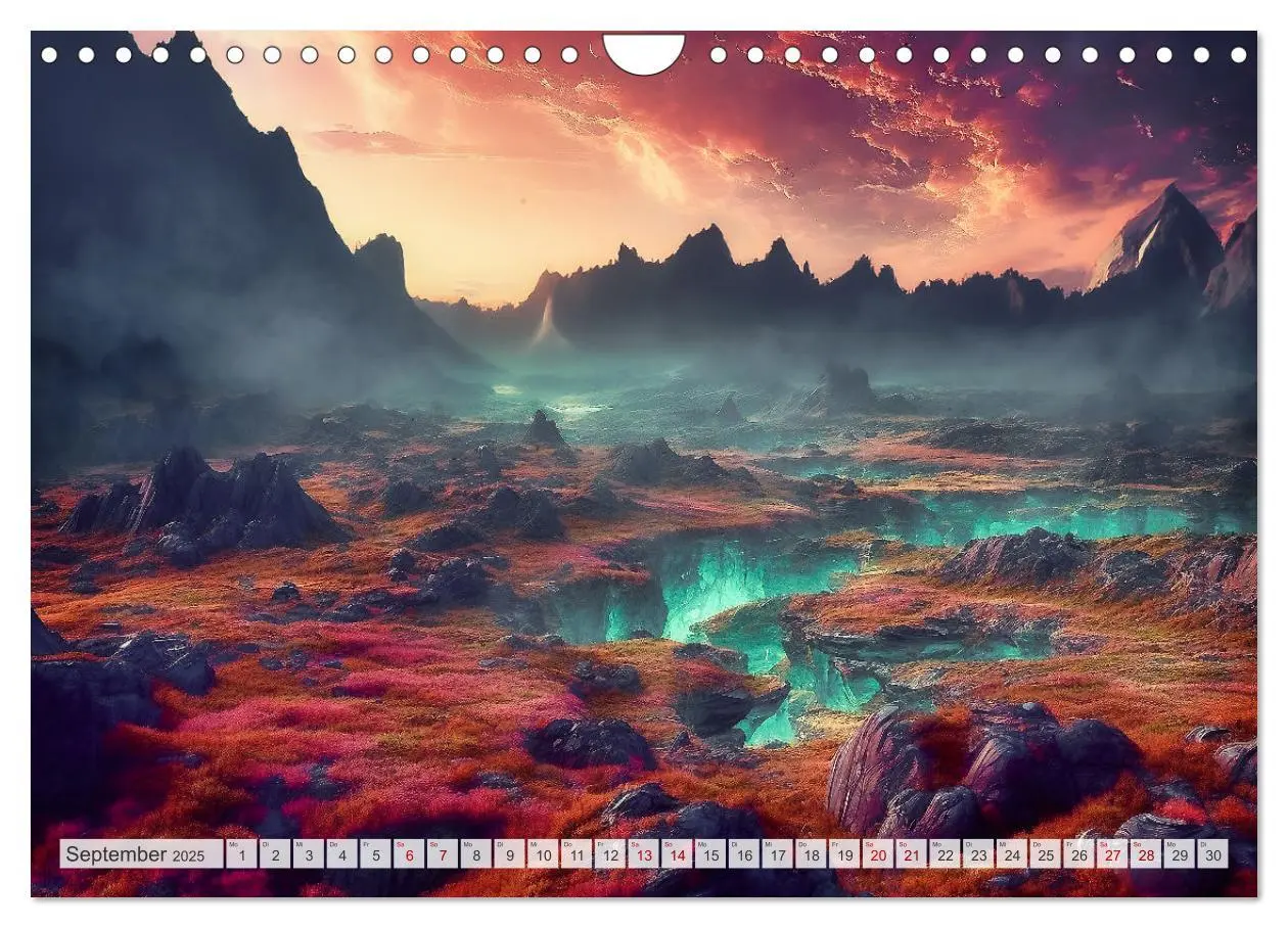 Bild: 9783383837258 | Extraterrestrisch - Auf fremden Planeten (Wandkalender 2025 DIN A4...