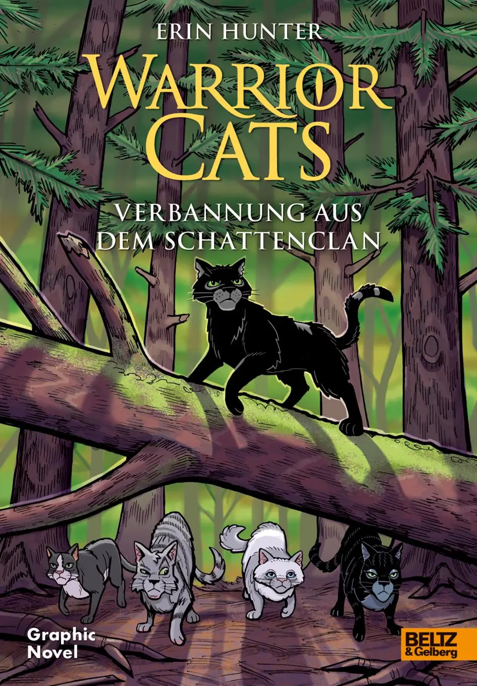 Cover: 9783407757258 | Warrior Cats - Verbannung aus dem SchattenClan | Graphic Novel | Buch