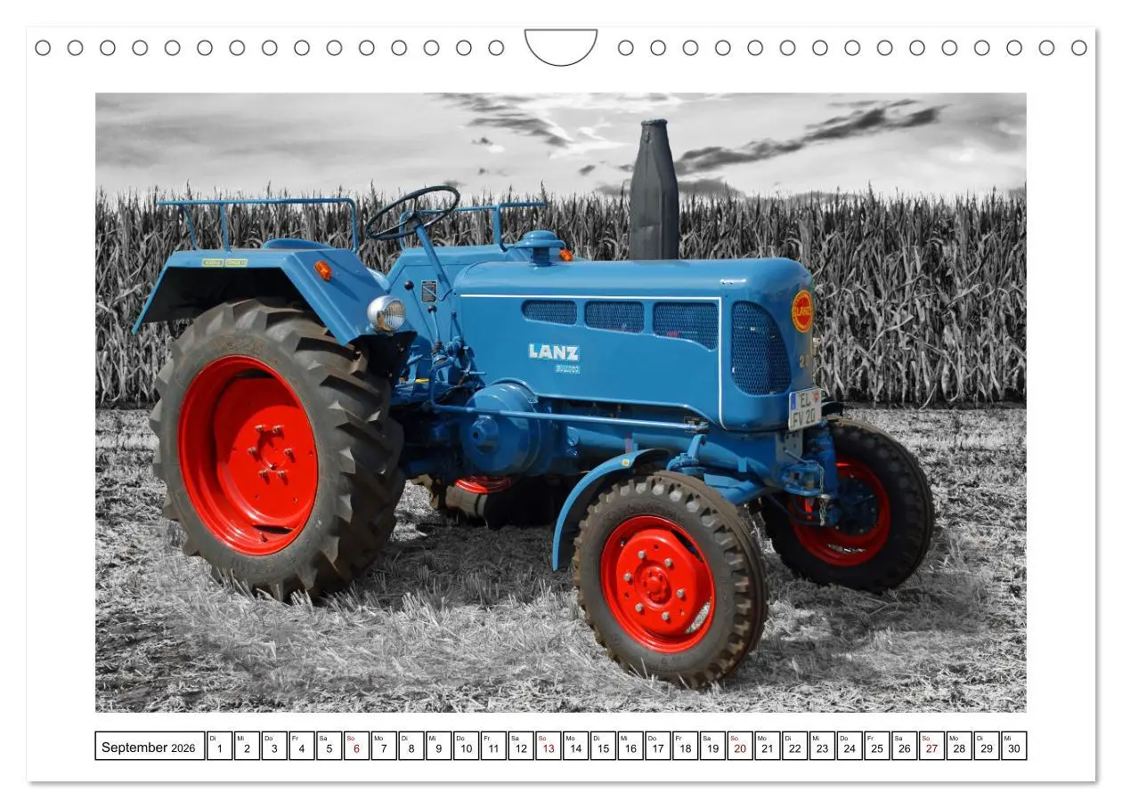 Bild: 9783457567258 | HANOMAG und LANZ Oldtimer Modelle (Wandkalender 2026 DIN A4 quer),...