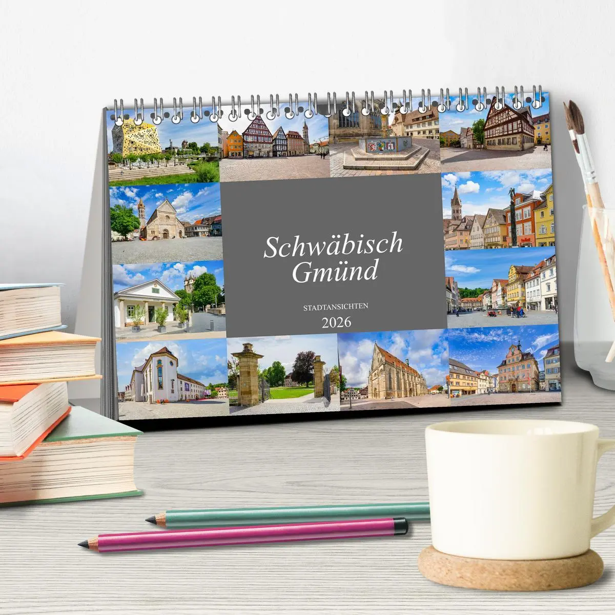 Bild: 9783457637258 | Schwäbisch Gmünd Stadtansichten (Tischkalender 2026 DIN A5 quer),...