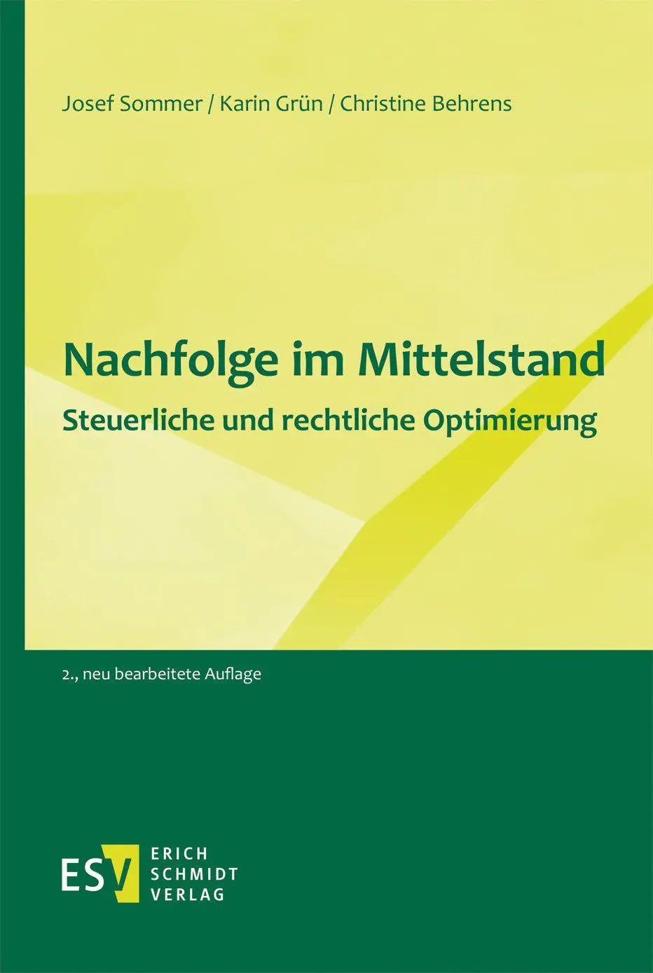 Cover: 9783503237258 | Nachfolge im Mittelstand | Steuerliche und rechtliche Optimierung