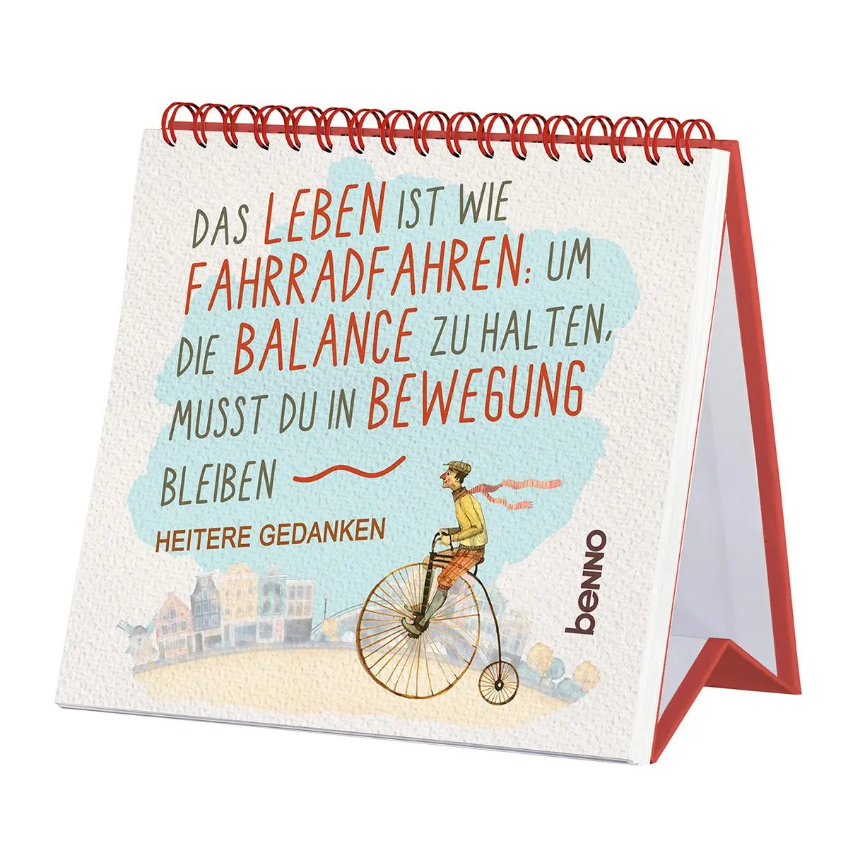 Cover: 9783746267258 | Das Leben ist wie Fahrradfahren: Um die Balance zu halten, musst du...