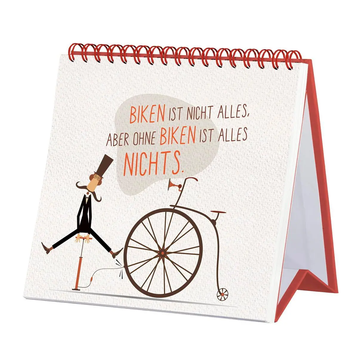 Bild: 9783746267258 | Das Leben ist wie Fahrradfahren: Um die Balance zu halten, musst du...