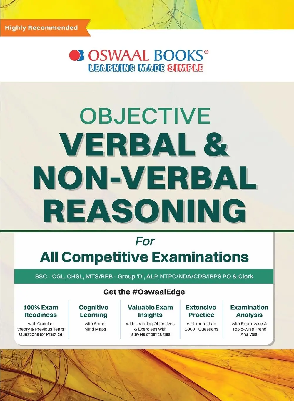 Cover: 9789357287258 | Oswaal Objective Verbal &amp; Non-Verbal, Reasoning for all Competitive...