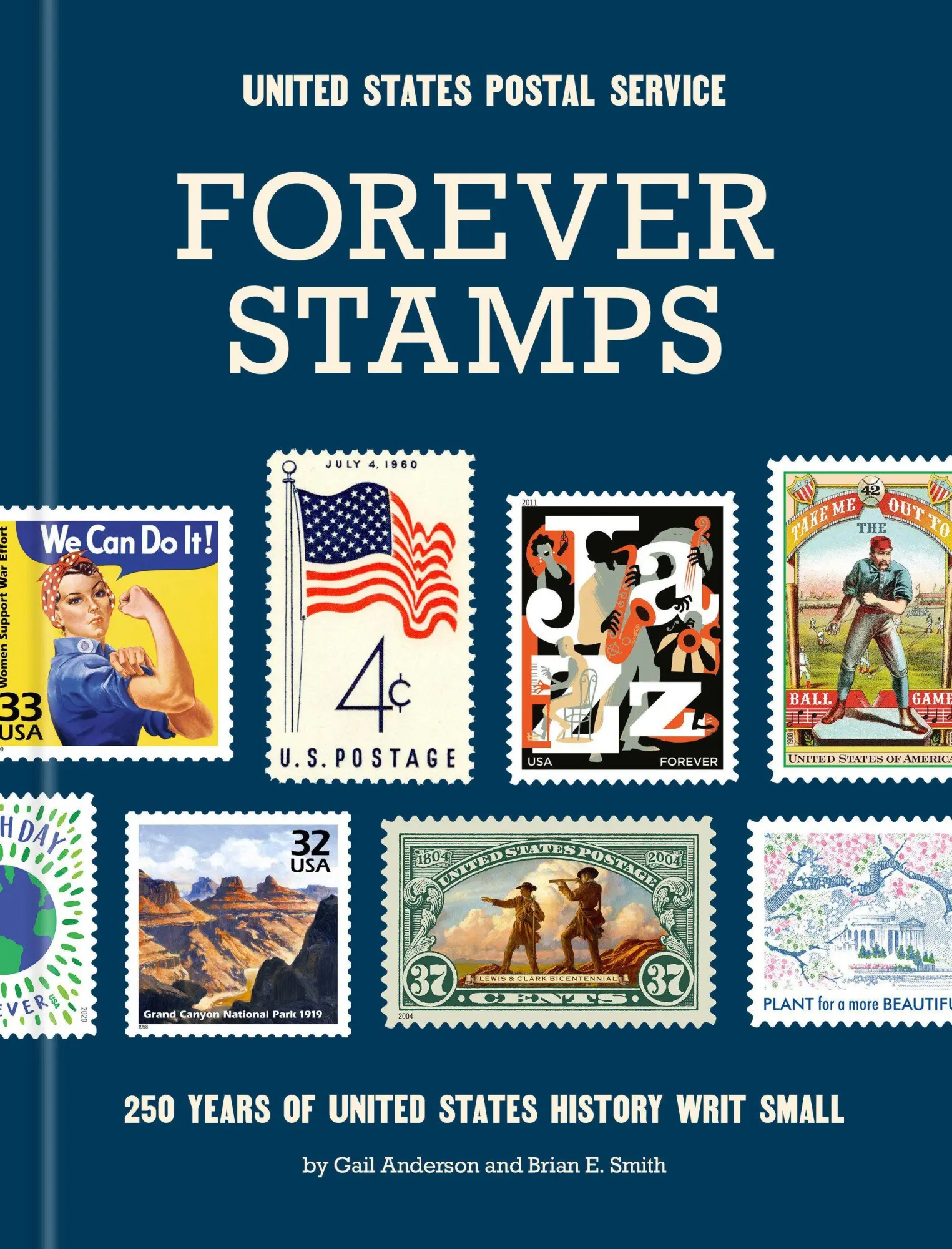 Cover: 9780593797358 | Forever Stamps | 250 Years of United States History Writ Small | Buch
