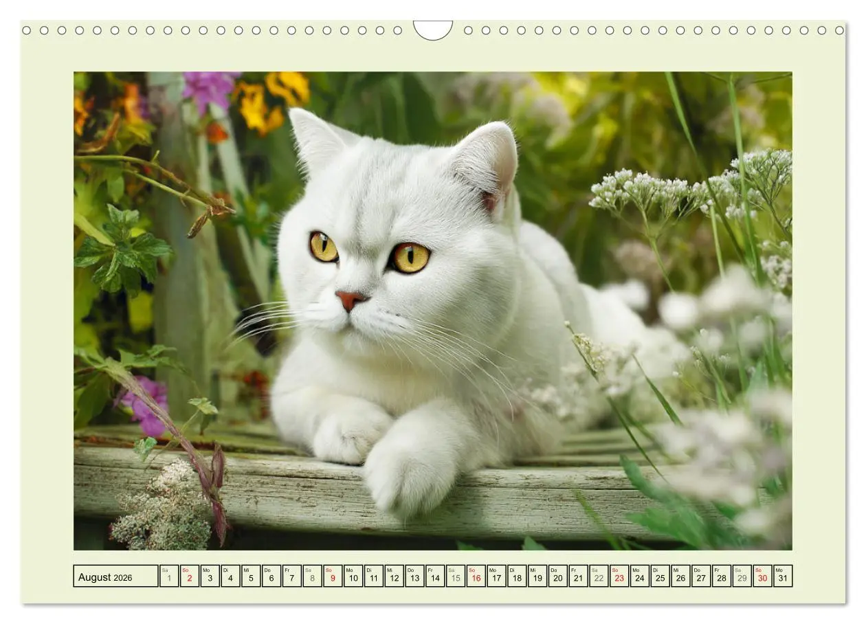 Bild: 9783516027358 | British Shorthair. Sanfte Würde und Katzenglück im Grünen...